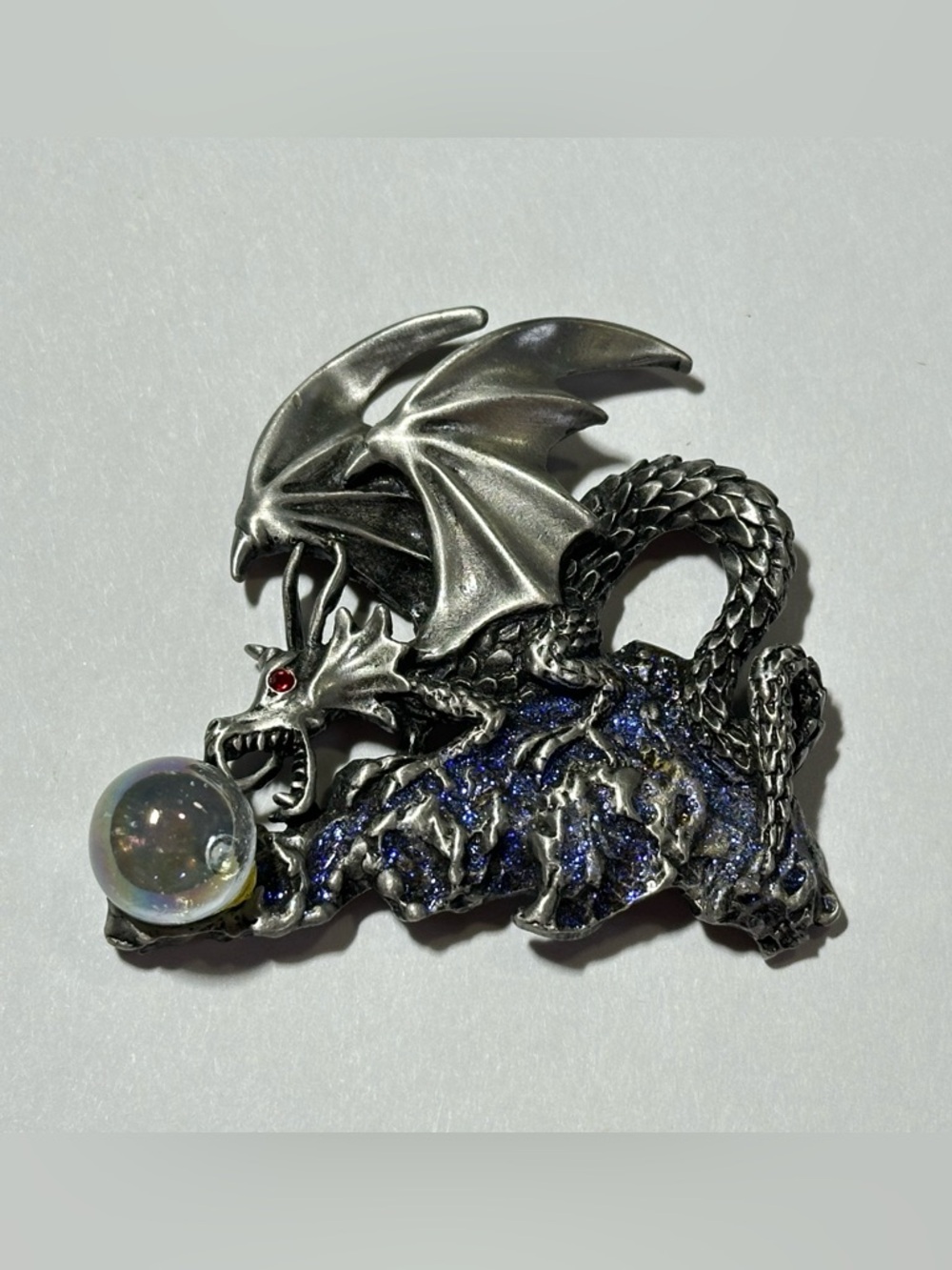 JJ Dragon Crystal Ball Broken Pin Craft DIY Dark Academia Medieval Fairycore